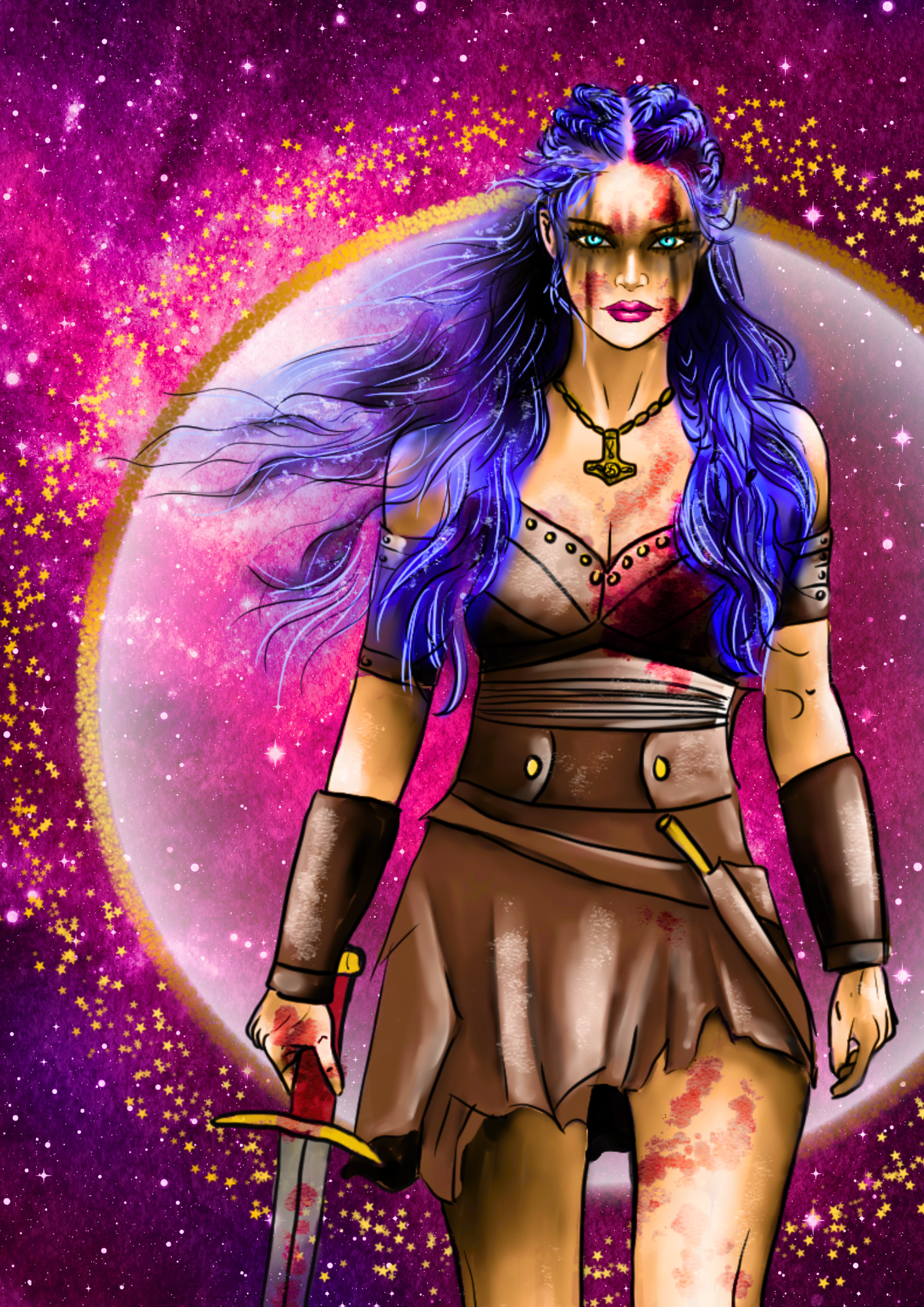 Poster A4 de mes peintures et illustrations