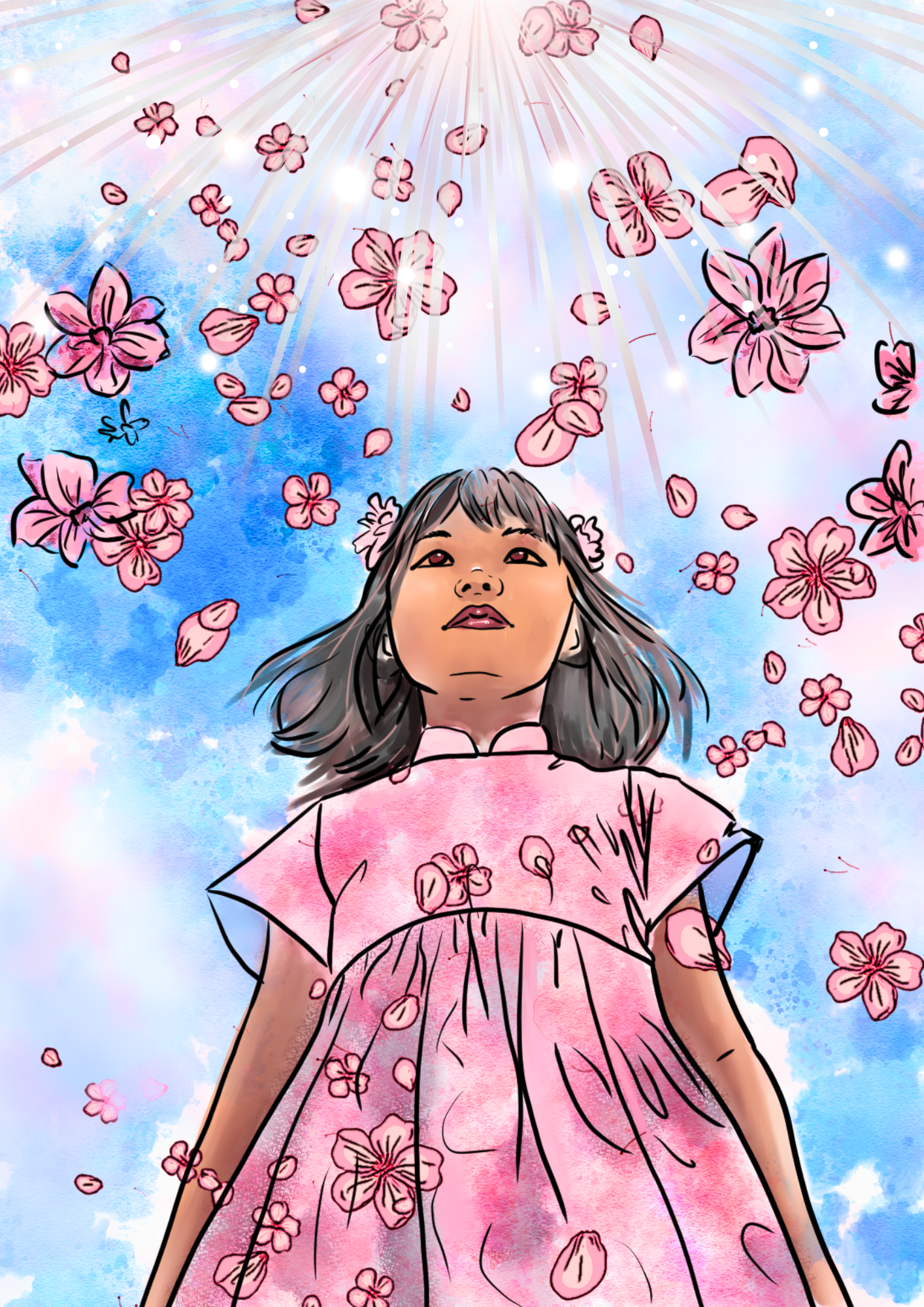 Poster A4 de mes peintures et illustrations