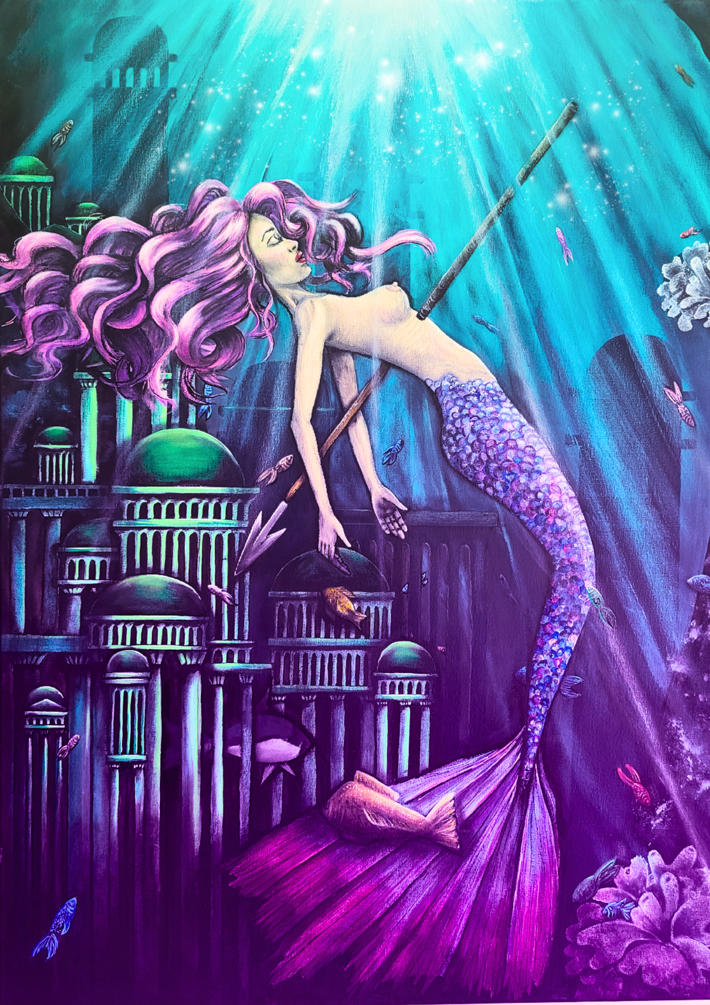 Poster A4 de mes peintures et illustrations