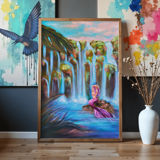 Poster A4 de mes peintures et illustrations