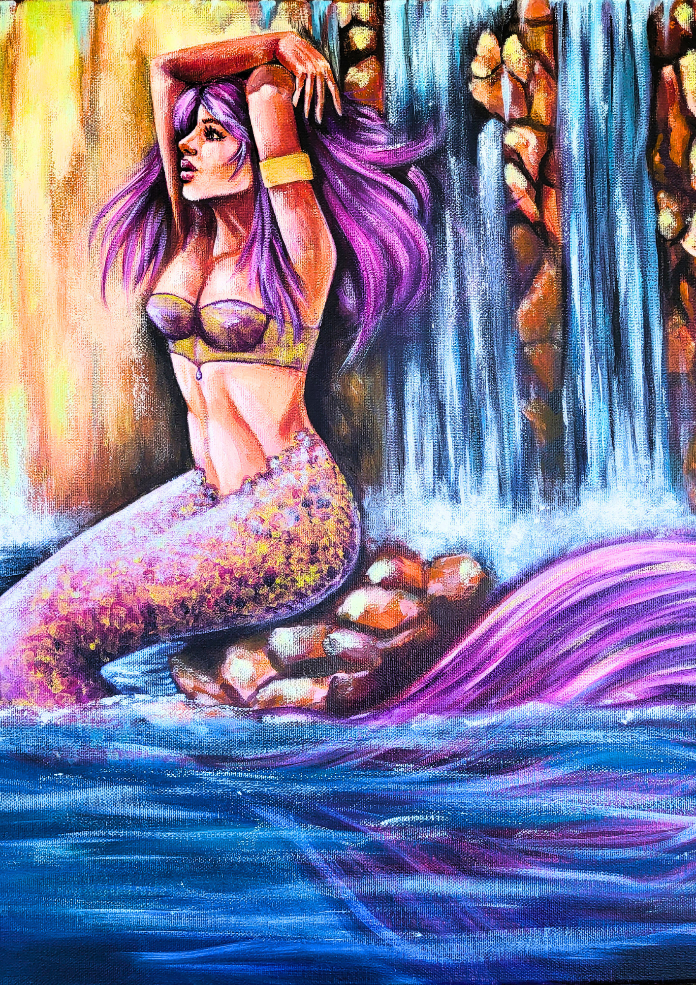 Poster A4 de mes peintures et illustrations