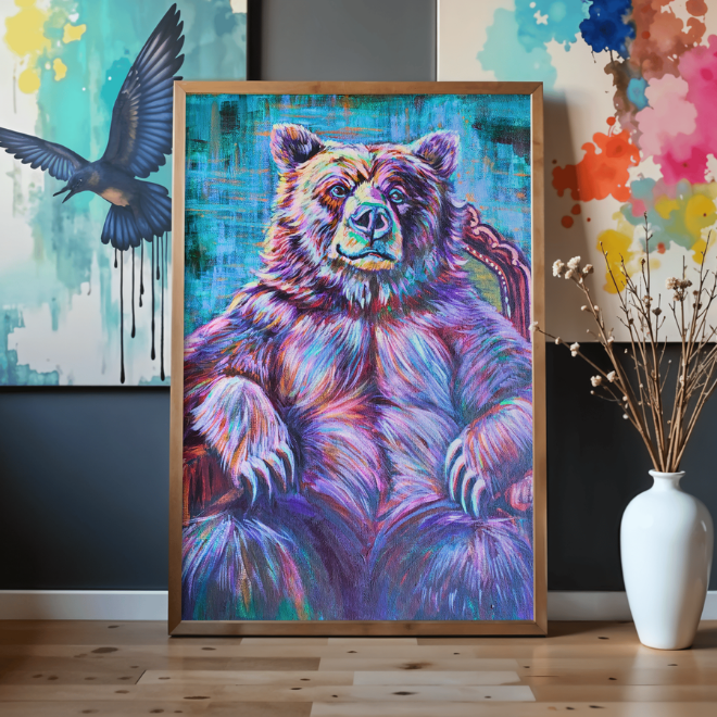 Poster A4 de mes peintures et illustrations