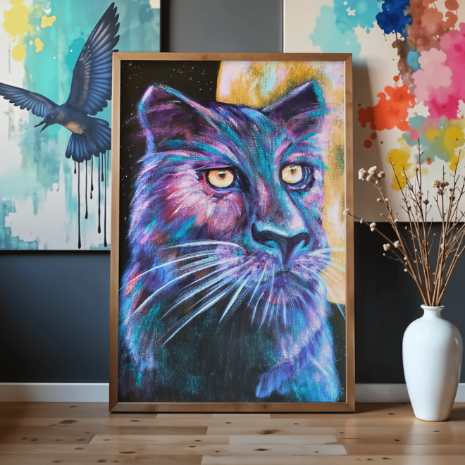 Poster A4 de mes peintures et illustrations