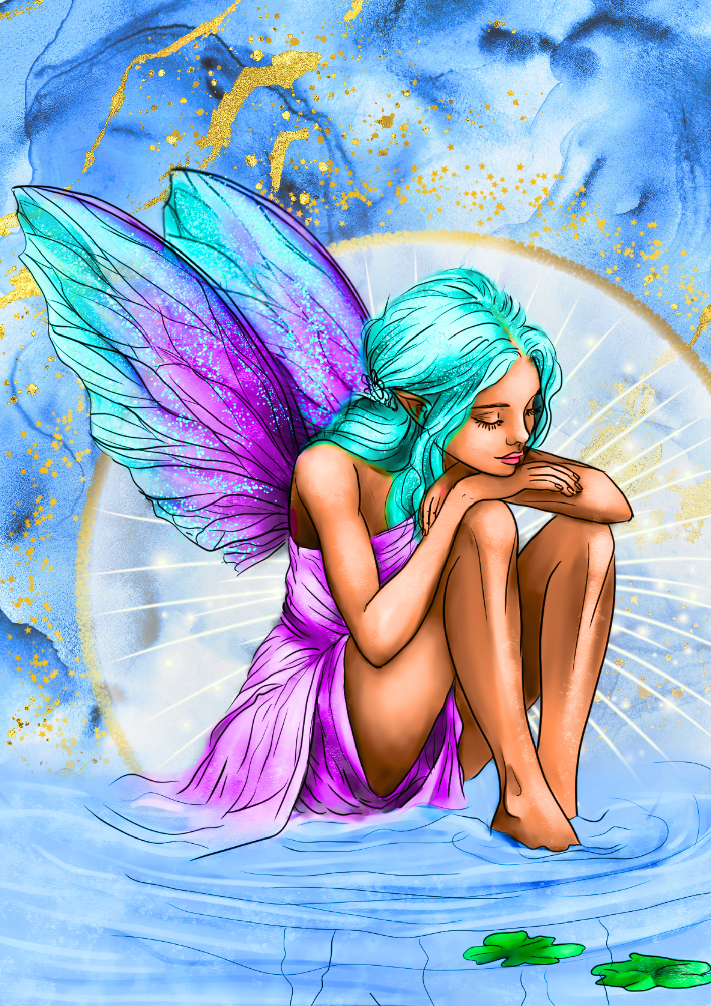 Poster A4 de mes peintures et illustrations