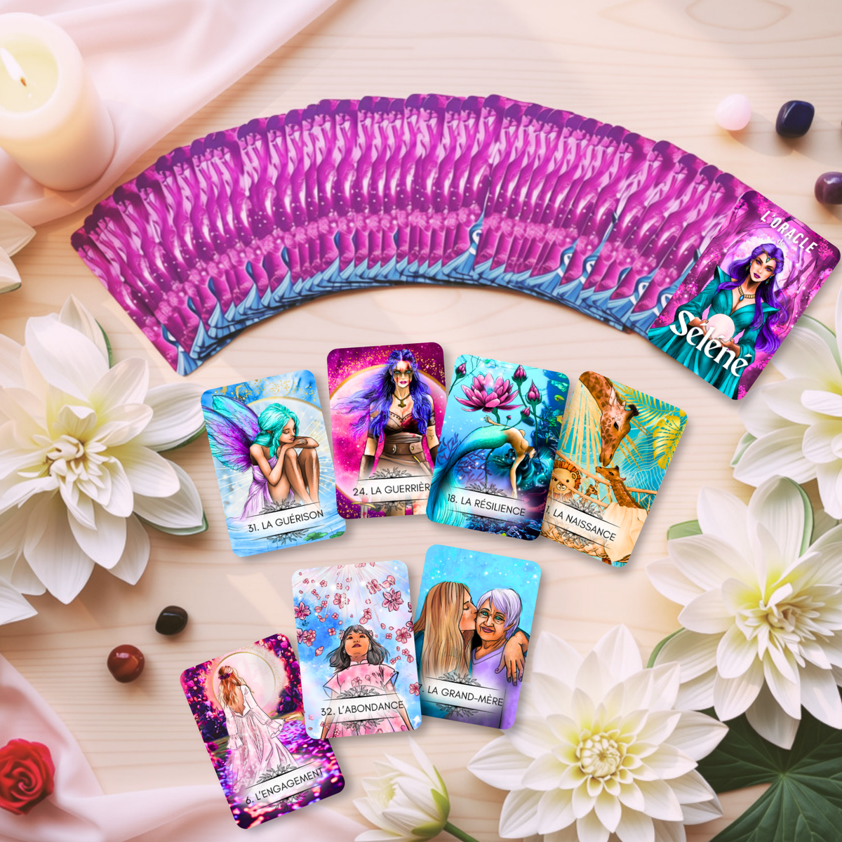 01. Coffret Cartes - L'oracle de Séléné