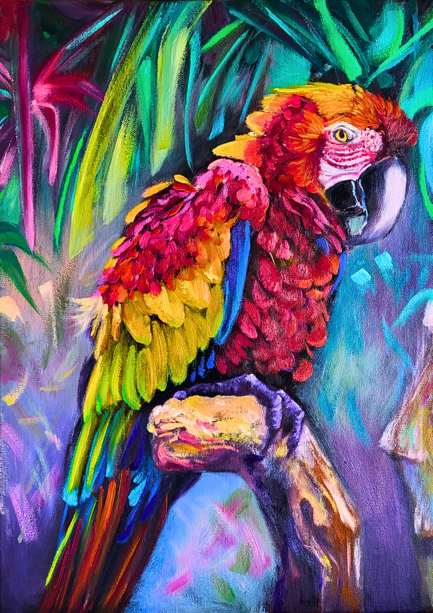 Poster A4 de mes peintures et illustrations