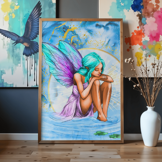 Print A4 illustration de la guérison