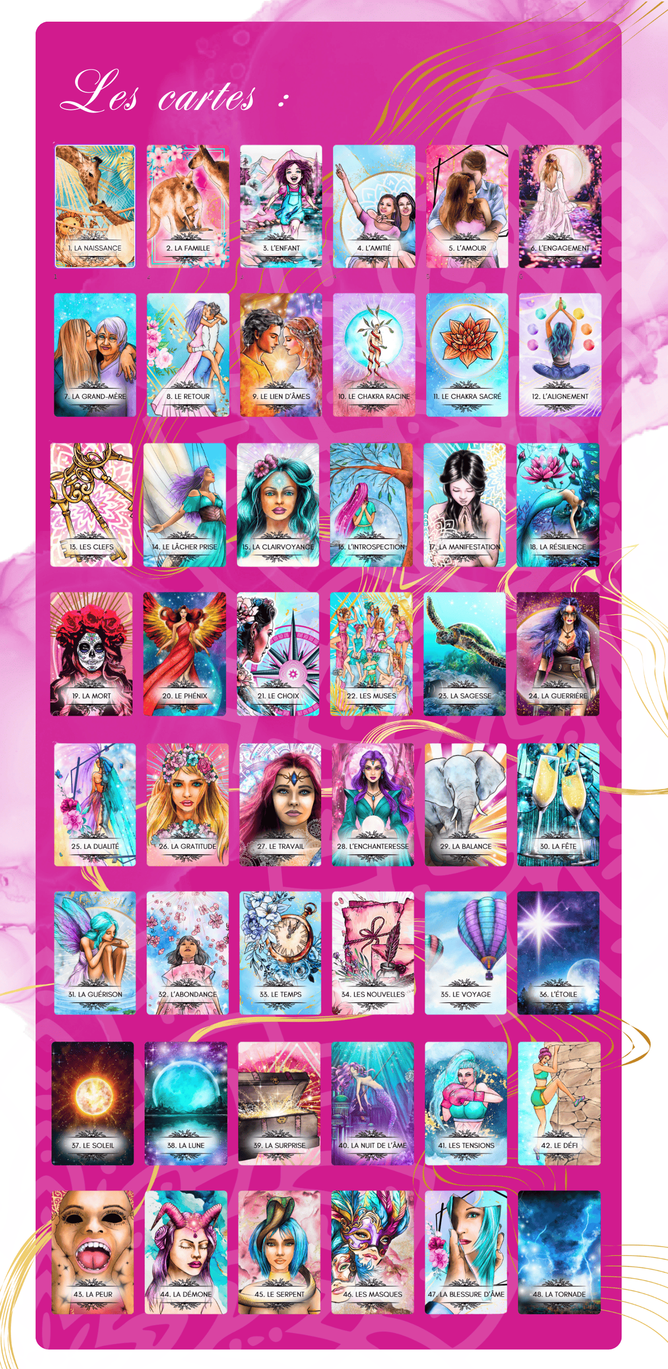 Cartes - L'oracle de Séléné